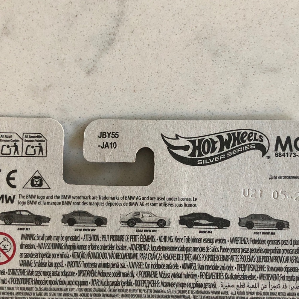 Mattel Hot Wheels BMW Die-Cast Cars - Silver Series Complete Set - Picture 13 of 13